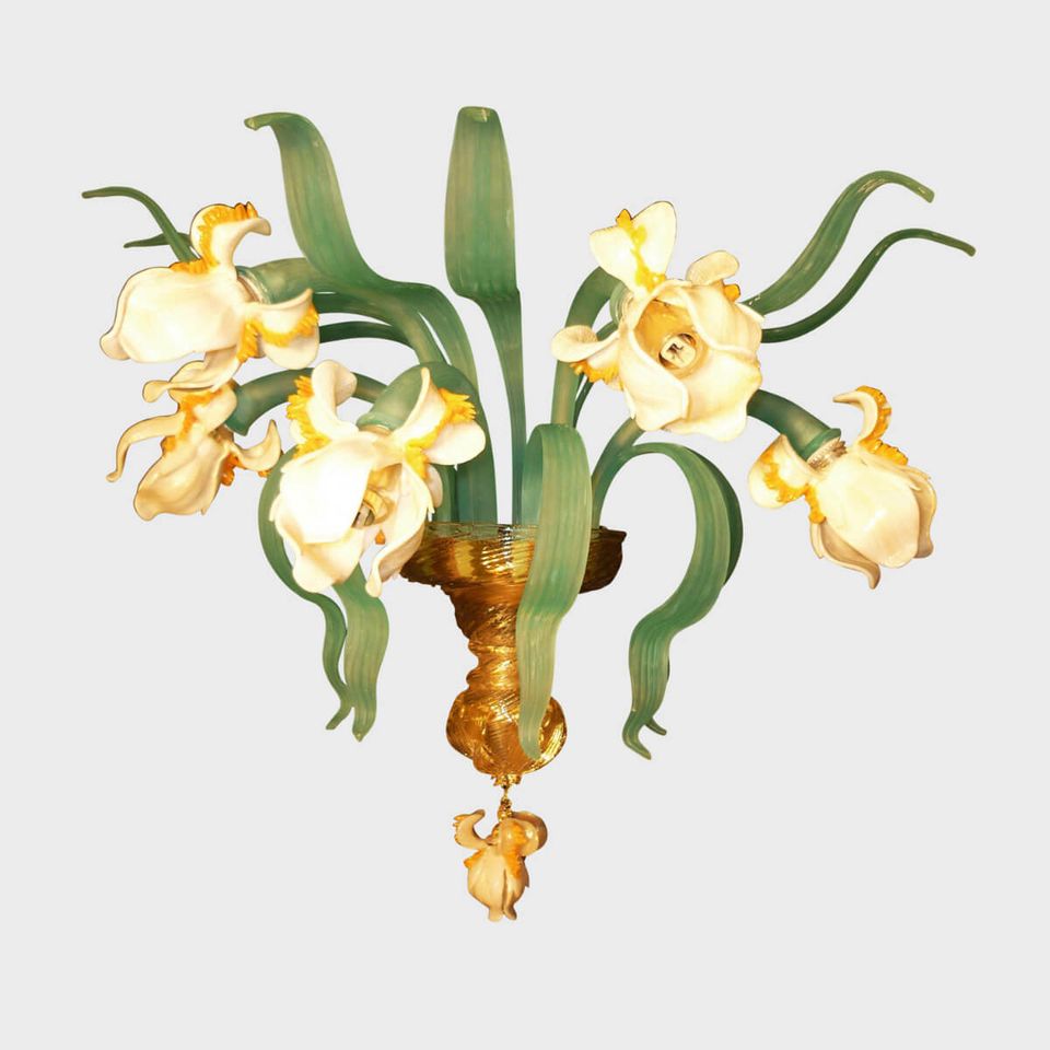 Lampara de Pared Iris Blanco