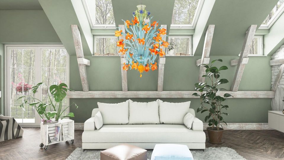 Lampadario Van Gogh Iris Deluxe