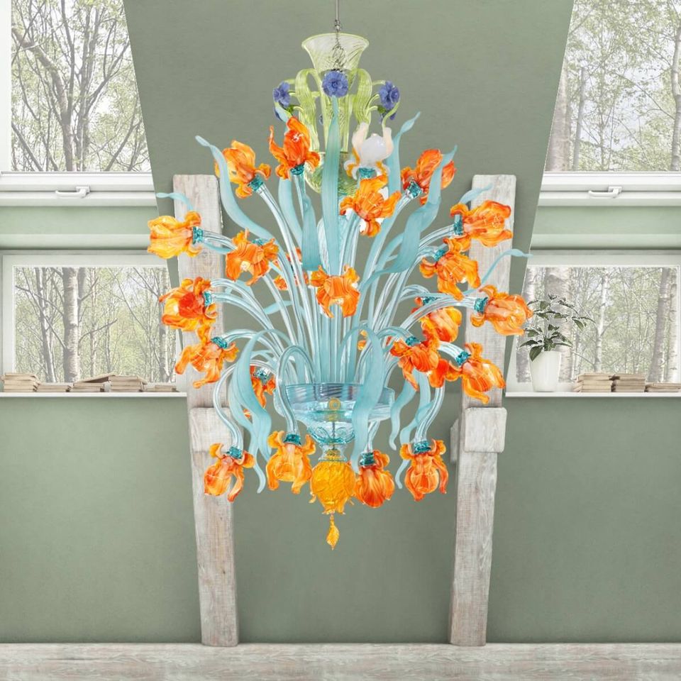 Lampadario Van Gogh Iris Deluxe