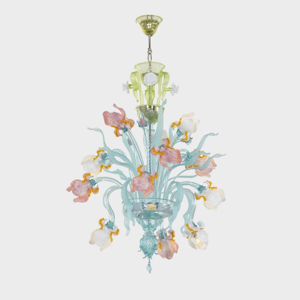 Lampadario Van Gogh Iris Multicolor