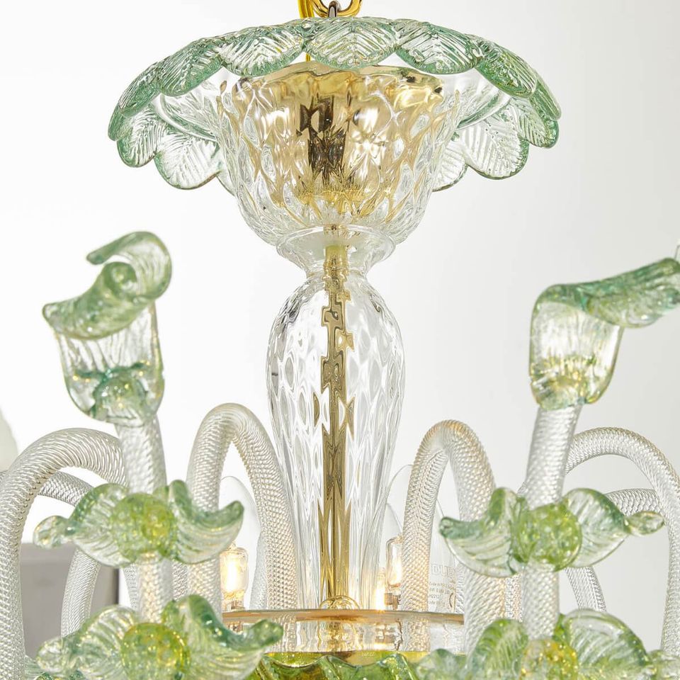 Apollo Dei Dogi with Leaves - Ceiling Lamp