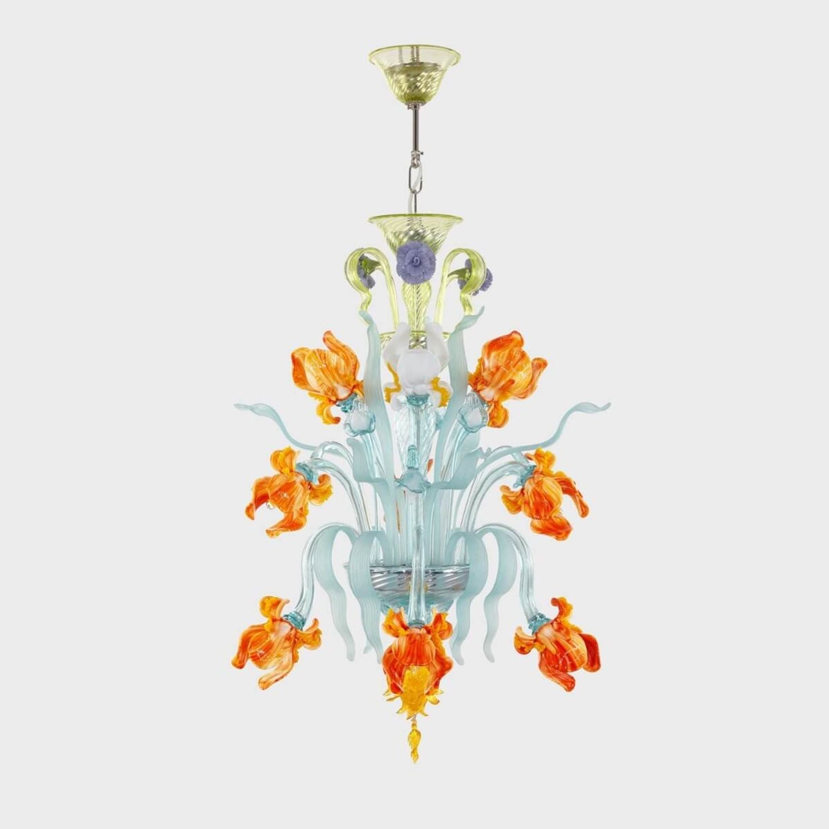Lampadario Van Gogh Iris 9 Luci