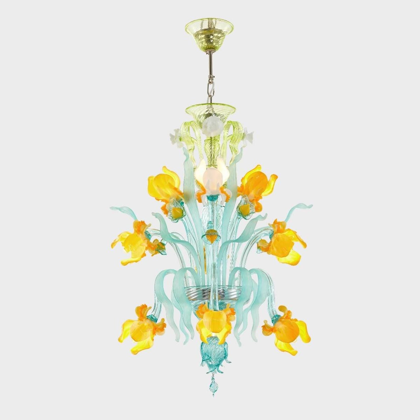 Lampadario Van Gogh Iris 9 Luci