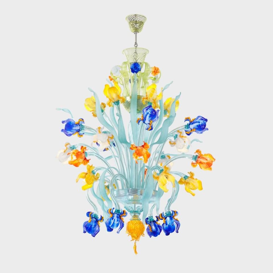 Lampadario Van Gogh Iris Deluxe Multicolor