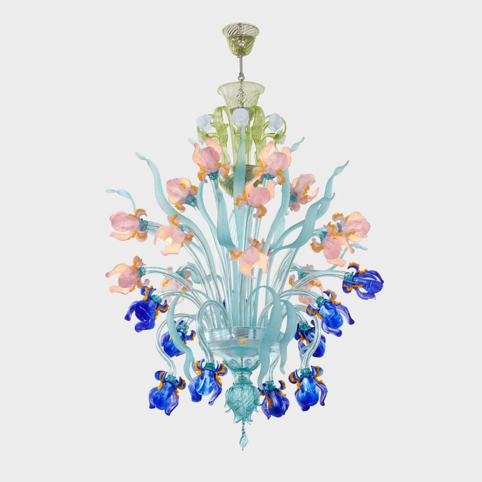 Lampadario Van Gogh Iris Deluxe Multicolor